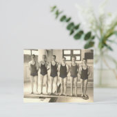 1922 Swim Team Briefkaart (Staand voorkant)