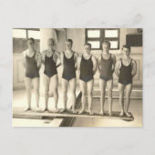 1922 Swim Team Briefkaart (Voorkant)
