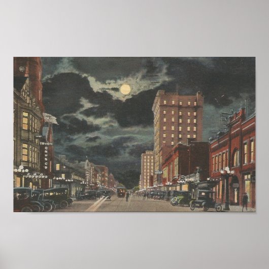 1922 Tryon Street ~ Charlotte NC Poster (Voorkant)