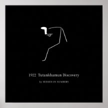 1922 Tutankhamun Ontdekking Minimalist