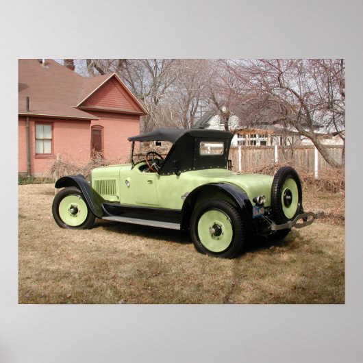 1922 Wills Sainte Claire A68 Rumble Seat Roadster Poster (Voorkant)
