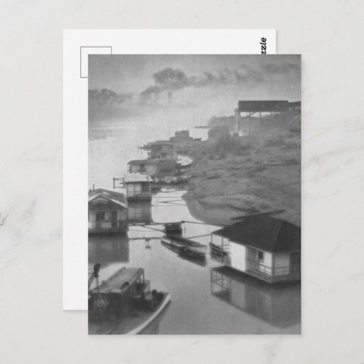 1922  zwarte en witte fornuizen briefkaart (Voorkant / Achterkant)