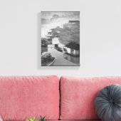 1922  zwarte en witte fornuizen canvas afdruk (Insitu (Woonkamer))