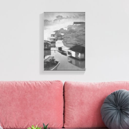 1922  zwarte en witte fornuizen canvas afdruk (Insitu (Woonkamer))