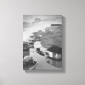 1922  zwarte en witte fornuizen canvas afdruk (Voorkant)