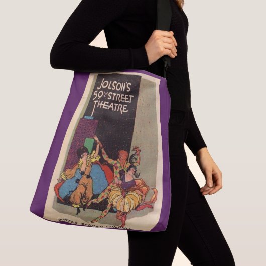 1923 Afdruk theaterafdruk Al Jolson Crossbody Tas (Dichtbij)