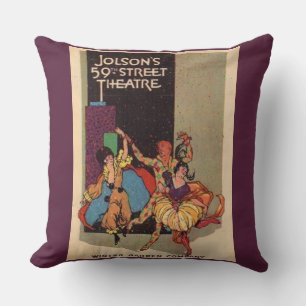 1923 Al Jolson's theaterbedekking Kussen