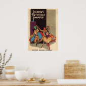 1923 Al Jolson's theaterbedekking Poster (Keuken)