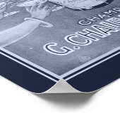 1923 Art Deco Champagne en Poster (Hoek)