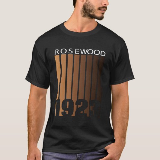 1923 Centennial Rosewood Massacre Black History T-shirt (Voorkant)