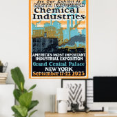 1923 Chemische Industrie Expositie Poster (Thuiskantoor)