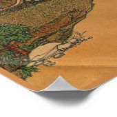 1923  fietsen en kunstvoorwerpen Poster (Hoek)