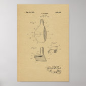 1923  Golf Club Patent Art Print (Voorkant)