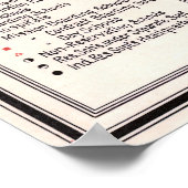 1923 KAART VAN INDIASE VOORBEHOUDEN POSTER (Hoek)