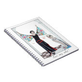 1923 "Kijk naar mijn vleugels!" Mode Illustratie Notitieboek (Rechterzijde)