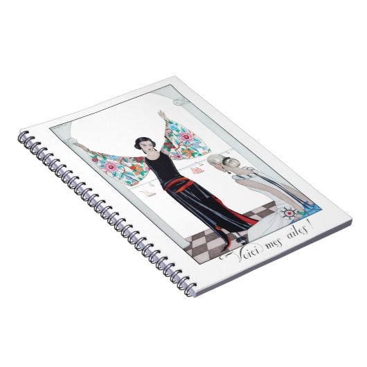 1923 "Kijk naar mijn vleugels!" Mode Illustratie Notitieboek (Rechterzijde)