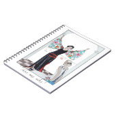 1923 "Kijk naar mijn vleugels!" Mode Illustratie Notitieboek (Linkerzijde)