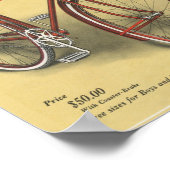 1923  Mannen Pathfinder-fiets en kunstmatig Poster (Hoek)