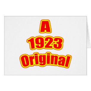 1923 Oorspronkelijk rood