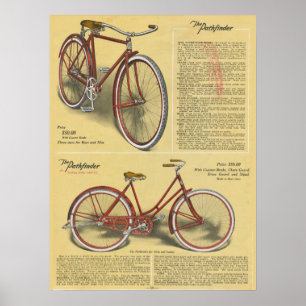 1923  Pathfinder-fiets en kunstartikel-Poster Poster