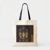 1923 Poster van een kerk met Glazen in lood raam. Tote Bag (Voorkant)