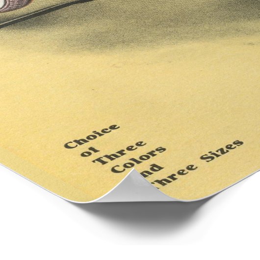 1923  Ranger Superbe-fiets en art-Poster Poster (Hoek)