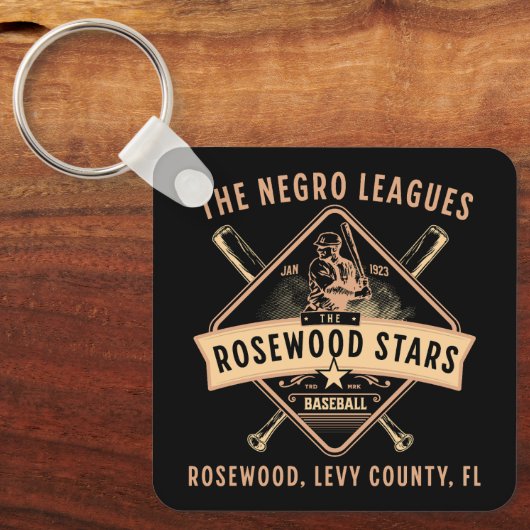 1923 Rosewood Stars Negro League Baseball Legacy Sleutelhanger (Voorkant)
