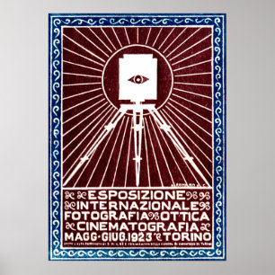 1923 Turijn Photo Expo Poster