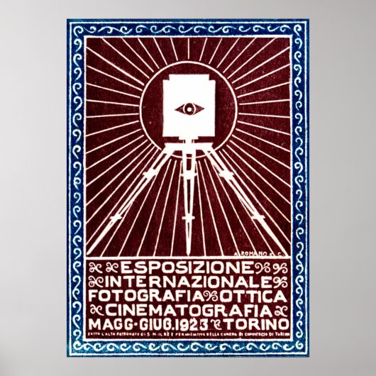 1923 Turijn Photo Expo Poster (Voorkant)
