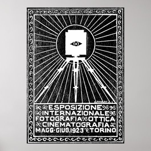 1923 Turijn Photo Expo Poster (Voorkant)