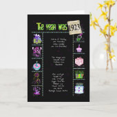 1923 Verjaardag Leuke Feiten Kaart (Gele Bloem)