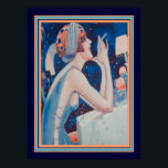 1923 Vie Parisienne Art Deco Afdrukken 12 x 16 Poster<br><div class="desc">Dit is een reproductie van een zeldzame,  kunstdeco,  lithograaf,  die te zien is in La Vie Parisienne.</div>