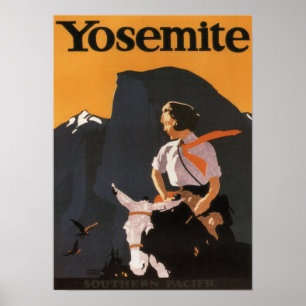  1923 Yosemite Southern Pacific Poster