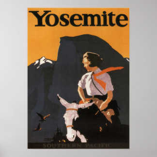 1923 Yosemite Southern Pacific Poster