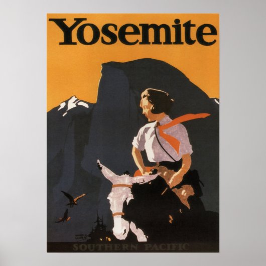  1923 Yosemite Southern Pacific Poster (Voorkant)