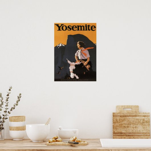 1923 Yosemite Southern Pacific Poster (Keuken)