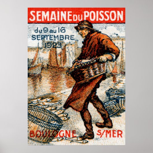 1923 Zeevruchten Festival Poster (Voorkant)