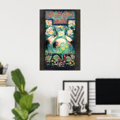 1924 Agenda POSTER AFDRUK A5A1 Oude Nederlandse Ku (Thuiskantoor)