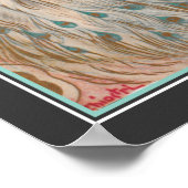 1924 Art Deco "Girl with White Peacock" Poster (Hoek)