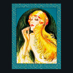 1924 Art Deco Lady Poster<br><div class="desc">Als u verkiest om te downloaden, maakt Uw lokale Winkel van de Analyse bordbord posters van uw download in verschillende grootte en in diverse texturen aan een zeer goede prijs. Soms met een korting. Een tip van mijn Amerikaanse vriend. Zie "Digitale afdrukken" online voor het Verenigd Koninkrijk. Dit oude beeld...</div>