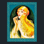1924 Art Deco Lady Poster<br><div class="desc">Als u verkiest om te downloaden, maakt Uw lokale Winkel van de Analyse bordbord posters van uw download in verschillende grootte en in diverse texturen aan een zeer goede prijs. Soms met een korting. Een tip van mijn Amerikaanse vriend. Zie "Digitale afdrukken" online voor het Verenigd Koninkrijk. Dit oude beeld...</div>