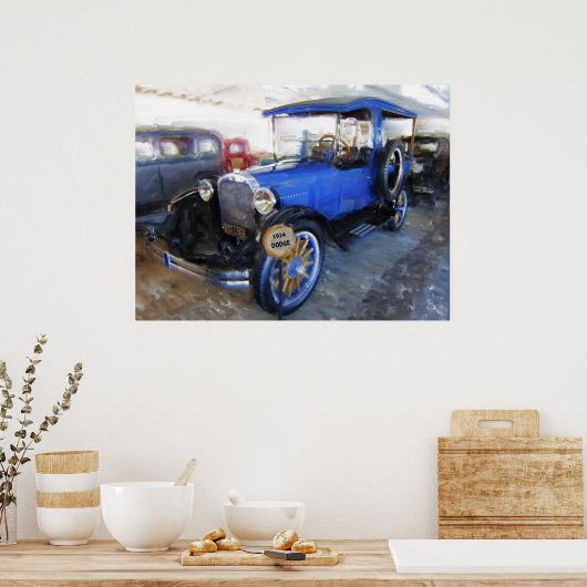 1924 Dodge Express Wagon Poster (Keuken)