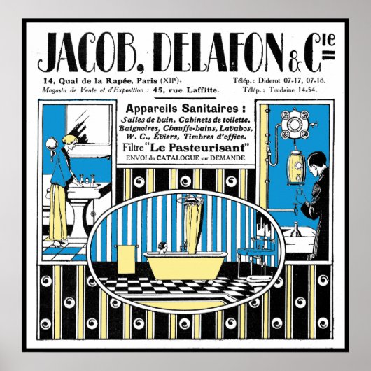 1924 Franse pruimelreclame Poster (Voorkant)