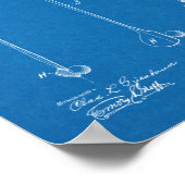 1924 Golf Club Grip Patent Art Drawing Print (Hoek)