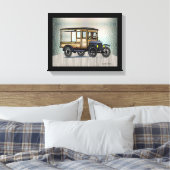 1924 IHC Huckster Canvas Afdruk (Insitu (Slaapkamer))