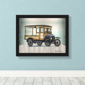 1924 IHC Huckster Canvas Afdruk (Insitu (Houten vloer))