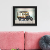 1924 IHC Huckster Canvas Afdruk (Insitu (Woonkamer))