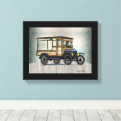 1924 IHC Huckster Canvas Afdruk (Insitu (Houten vloer))