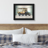 1924 IHC Huckster Canvas Afdruk (Insitu (Slaapkamer))