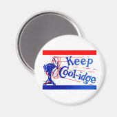 1924 Keep Coolidge Magneet (Voorkant / Achterkant)